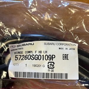 Subaru Hood Hinge Left Front New in Package